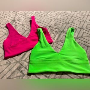 Align Lululemon Sports Bra Plunge V neck Size 6 Lulu Lot